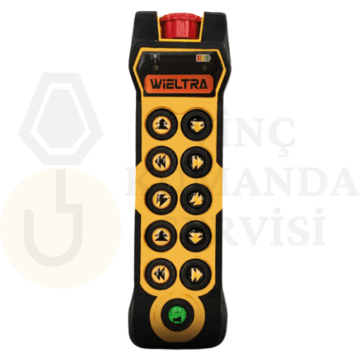 Wieltra EVO1010 10 butonlu tek hızlı vinç uzaktan kumandası, güvenli ve verimli vinç kontrolü sağlar. Fiyatları ve hizmetler hakkında daha fazla bilgi için tıklayın.