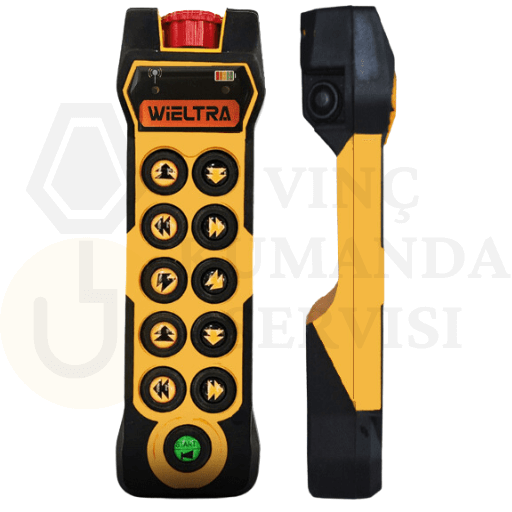 Wieltra EVO1212 12 Butonlu Tek Hızlı Vinç Uzaktan Kumandası - Güçlü ve Verimli Vinç Kontrolü