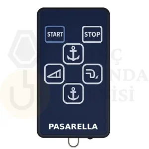 Tekne üzerinde pasarella ve ırgat sistemini kontrol eden kablosuz uzaktan kumanda cihazı