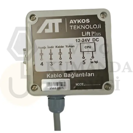 Aykos Lift Plus 2025 Lift Kumanda Alıcı Kutusu - Kablosuz Kontrol Ünitesi