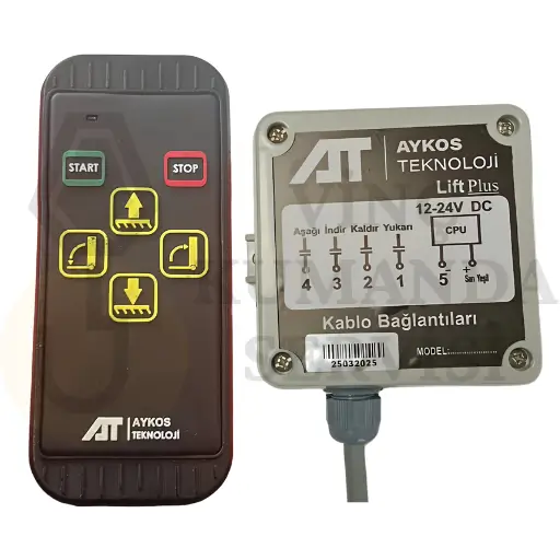 Aykos Lift Plus 2025 Lift Uzaktan Kumanda Seti - Kamyon ve Tır Lift Kontrolü