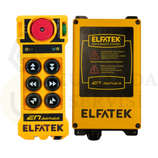 Elfatek EN MID 602 6 Butonlu Kablosuz Vinç Kumanda Seti - Vinç Kumanda Servisi