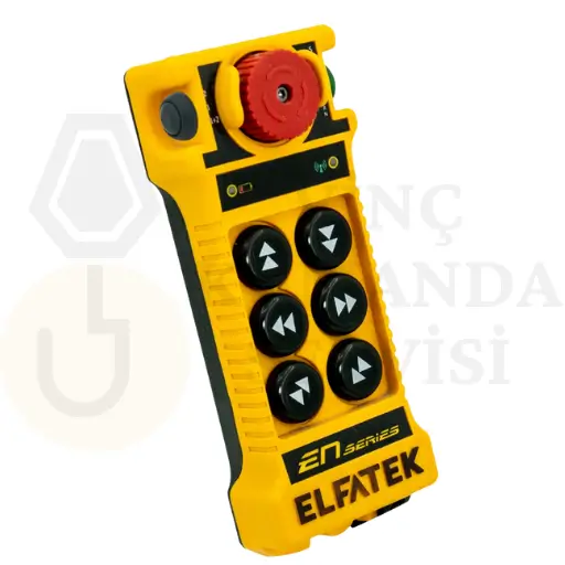 Elfatek EN MID 602-A 6 Butonlu Çift Hızlı Vinç Uzaktan Kumanda El Kumandası Verici