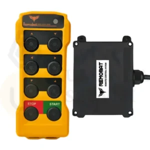Remobat 6 Butonlu Tek Hızlı Kablosuz Vinç Kumandası Seti - Standart Tip
