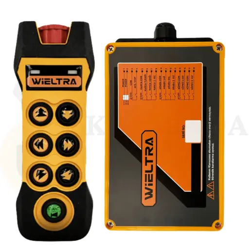 Wieltra EVO612 6 Butonlu Çift Hızlı Kablosuz Vinç Kumandası Seti - Hassas Kontrol