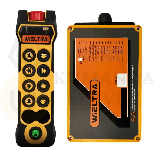 Wieltra EVO816 8 Butonlu Çift Hızlı Kablosuz Vinç Uzaktan Kumanda Seti - Vinç Kumanda Servisi