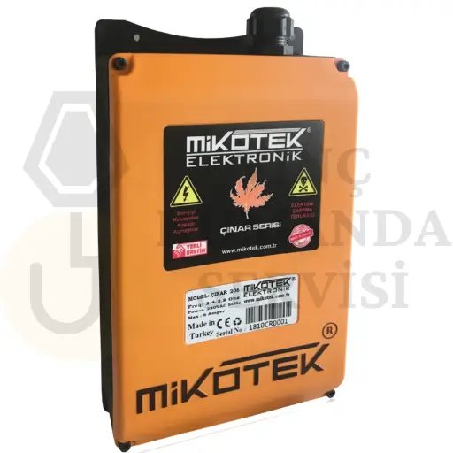 Mikotek Çınar 206 vinç kumanda seti alıcı ünitesi, endüstriyel sinyal alıcı pano kutusu.