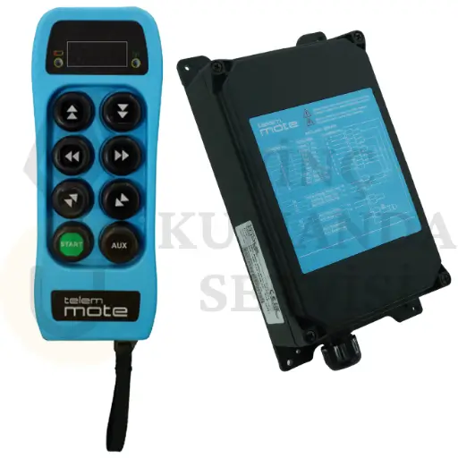 Telemmote 6 Butonlu Çift Hızlı Vinç Kumandası Power Key Anahtarı - Yedek Parça