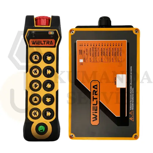 Wieltra EVO1010 10 Butonlu Tek Hızlı Kablosuz Vinç Kumandası Seti - Ekstra Fonksiyon Kontrolü