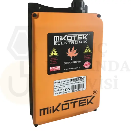 Mikotek Çınar 202 serisi vinç uzaktan kumanda sistemi için kablolu alıcı kutusu ve kontrol ünitesi