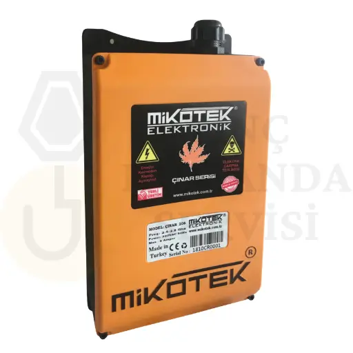 Mikotek Çınar 208 vinç kumanda sistemi alıcı kutusu ve bağlantı klemensleri