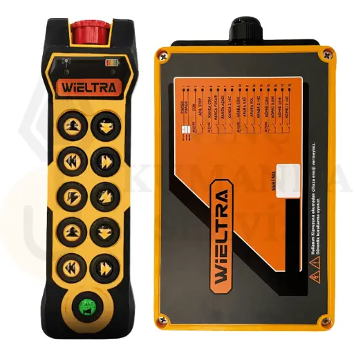 Wieltra EVO1020 endüstriyel vinç uzaktan kumanda seti ve alıcı ünitesi