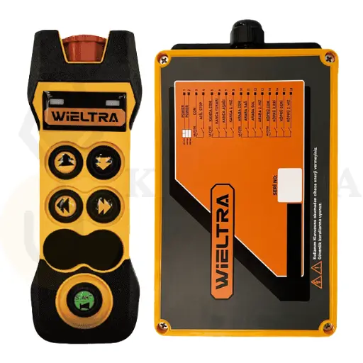 Wieltra EVO408 endüstriyel vinç uzaktan kumanda seti ve alıcı ünitesi