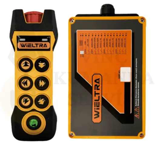 Wieltra EVO606 6 butonlu endüstriyel vinç uzaktan kumanda seti ve alıcı ünitesi