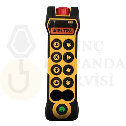 Wieltra EVO808 serisi 8 butonlu vinç uzaktan kumanda seti yedek el ünitesi ve vericisi